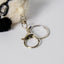 Goggles Panda Plush Keychain
