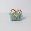 Fluffy Bow Friends Keychain