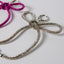 Rhinestone Bow Lanyard Keychain