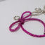 Rhinestone Bow Lanyard Keychain