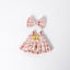 Tweed Bow Dress Set for Labubu