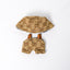 Brown Monogram Overalls Set for Labubu