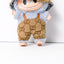Brown Monogram Overalls Set for Labubu