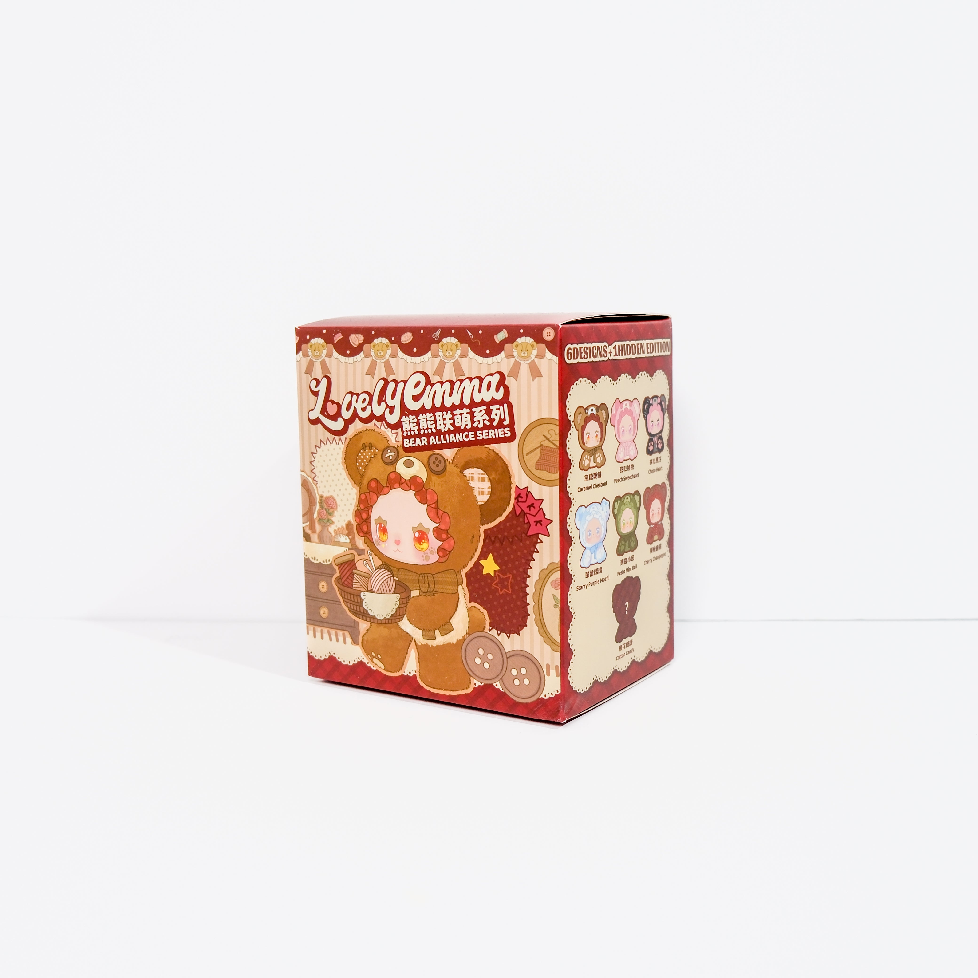 ▶︎maniatelier/くまちゃん＆いちごカット済みシールMIX B♡ Lovely Emma – Bear Alliance Series Plush Blind Box – Moya Box