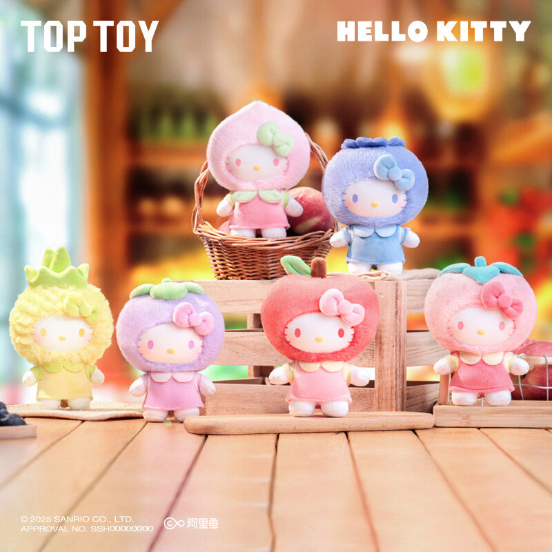 TOP TOY – Hello Kitty “Fruity Paradise” Vinyl Plush Pendant – Moya Box